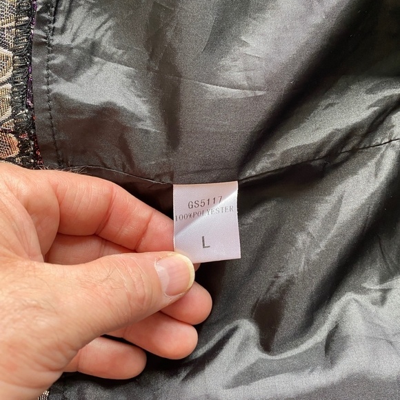 Buffalo David Bitton Women's Metallic Fish Scale Midi Skirt Size Large Zipper - Picture 6 of 11